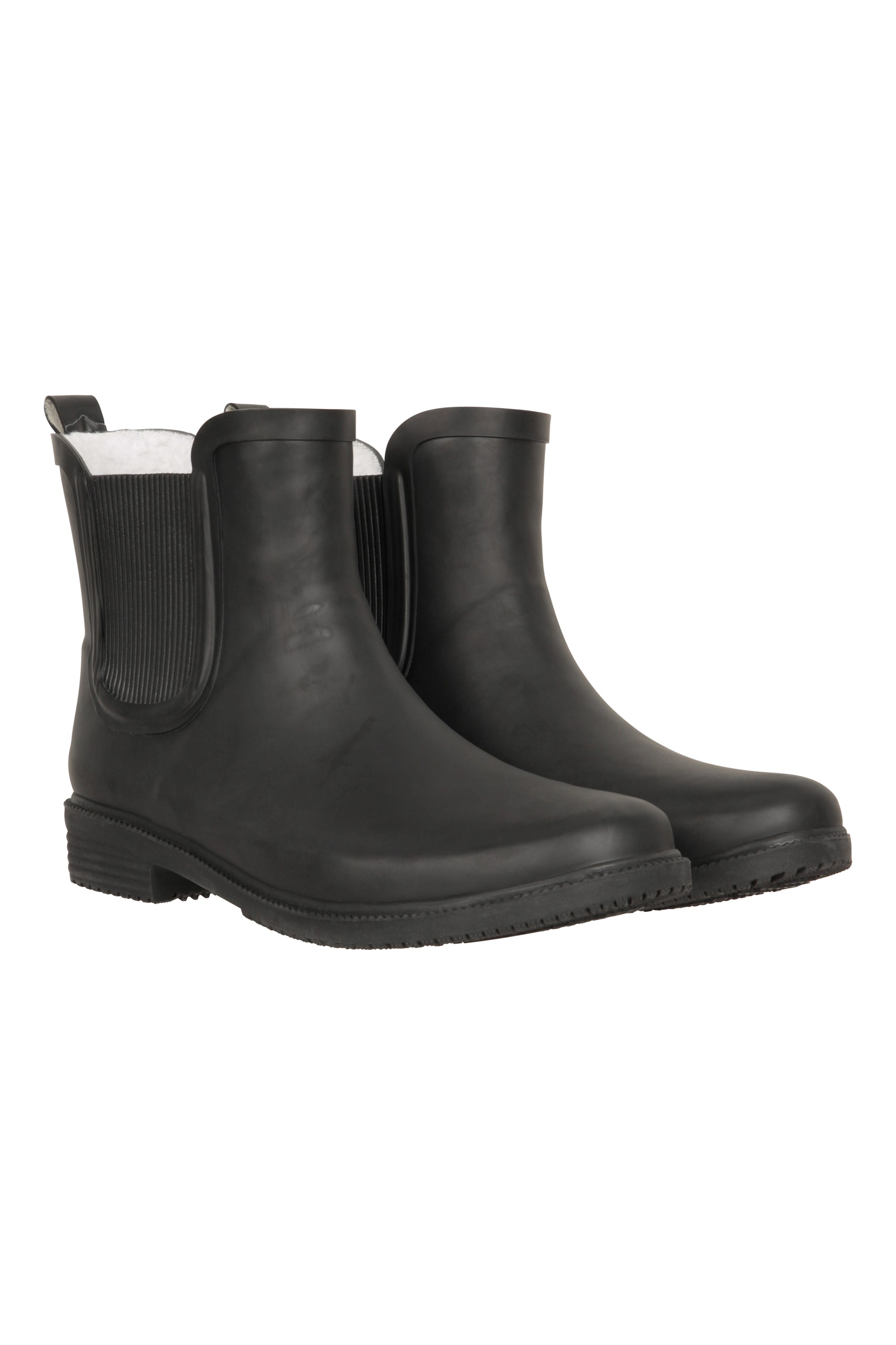 Damen Gummi-Stiefeletten - Schwarz