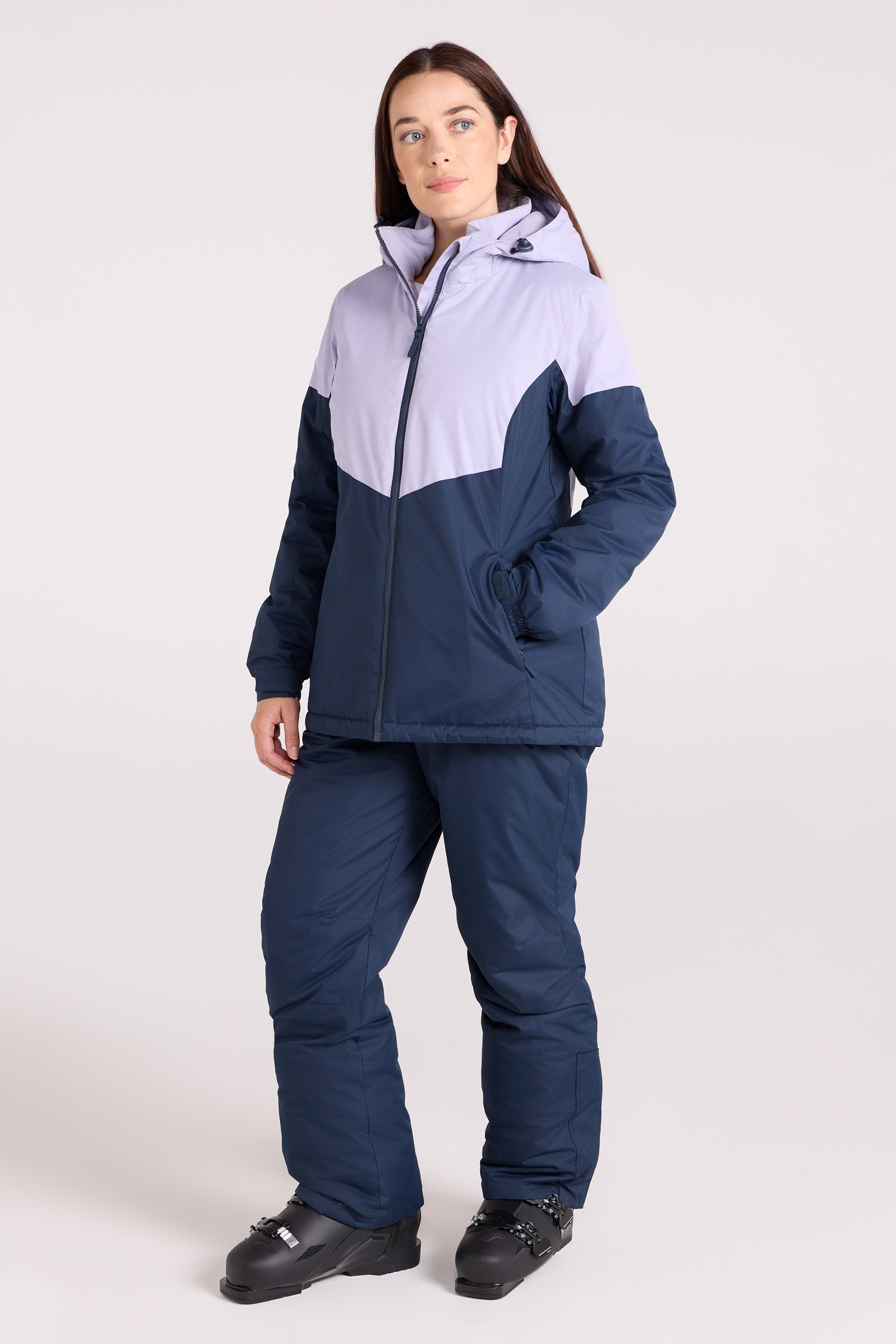 Skijacke und Hosen-Set für Damen - Marineblau