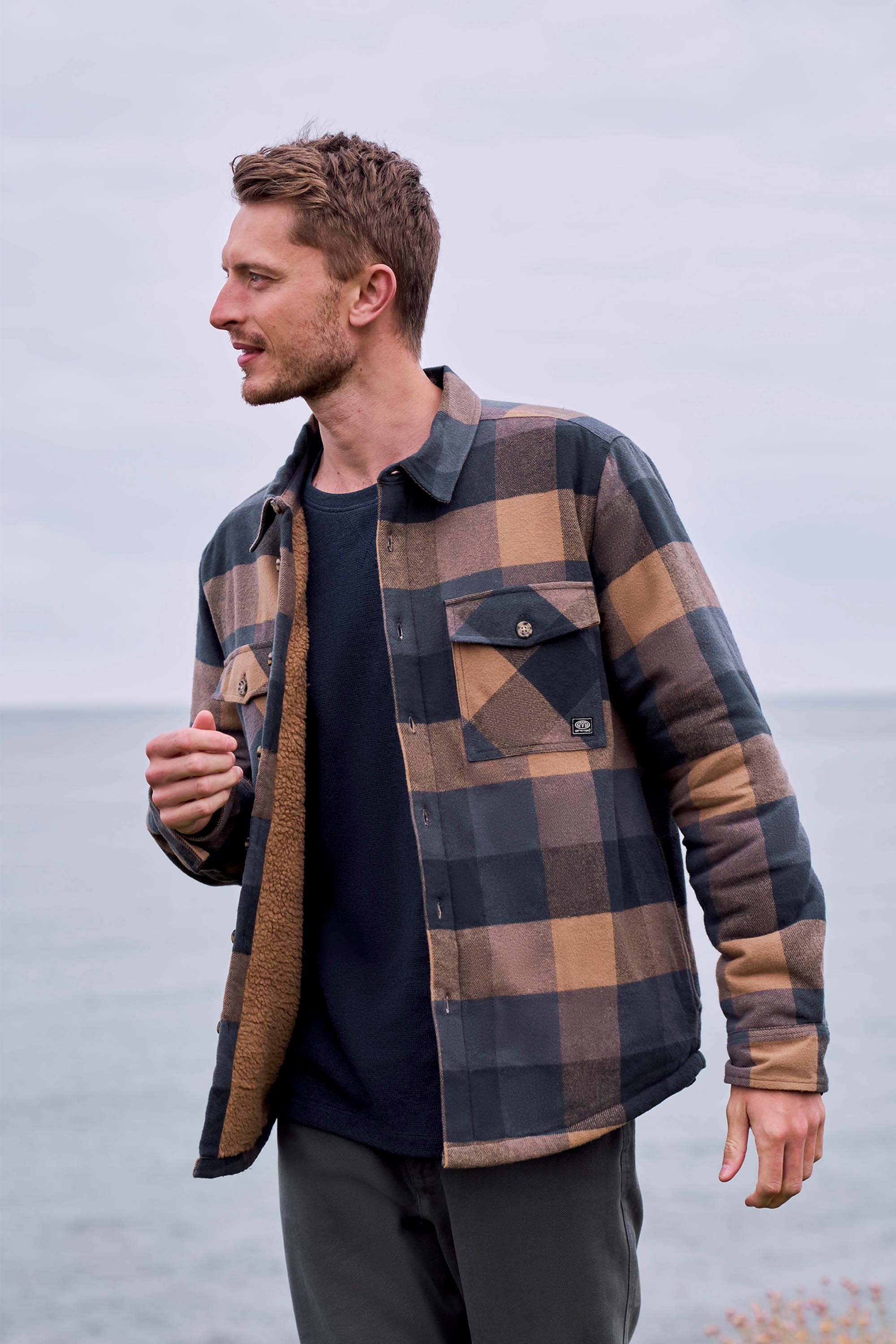 Tide Hemd für Herren - Grau