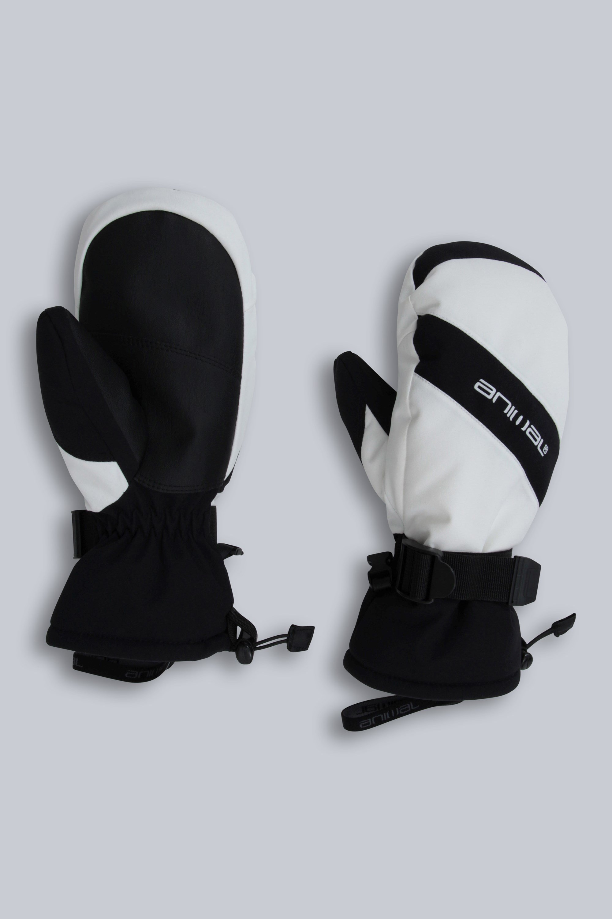 Track Damen Ski-Fäustlinge - Schwarz/Weiß