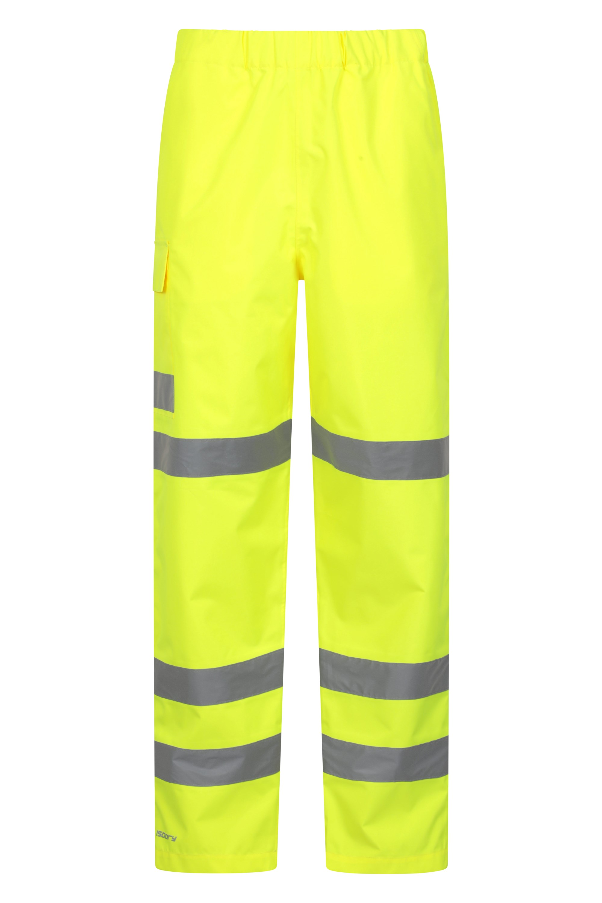 Workwear Wasserdichte Herren Warnschutz-Überhose - Gelb