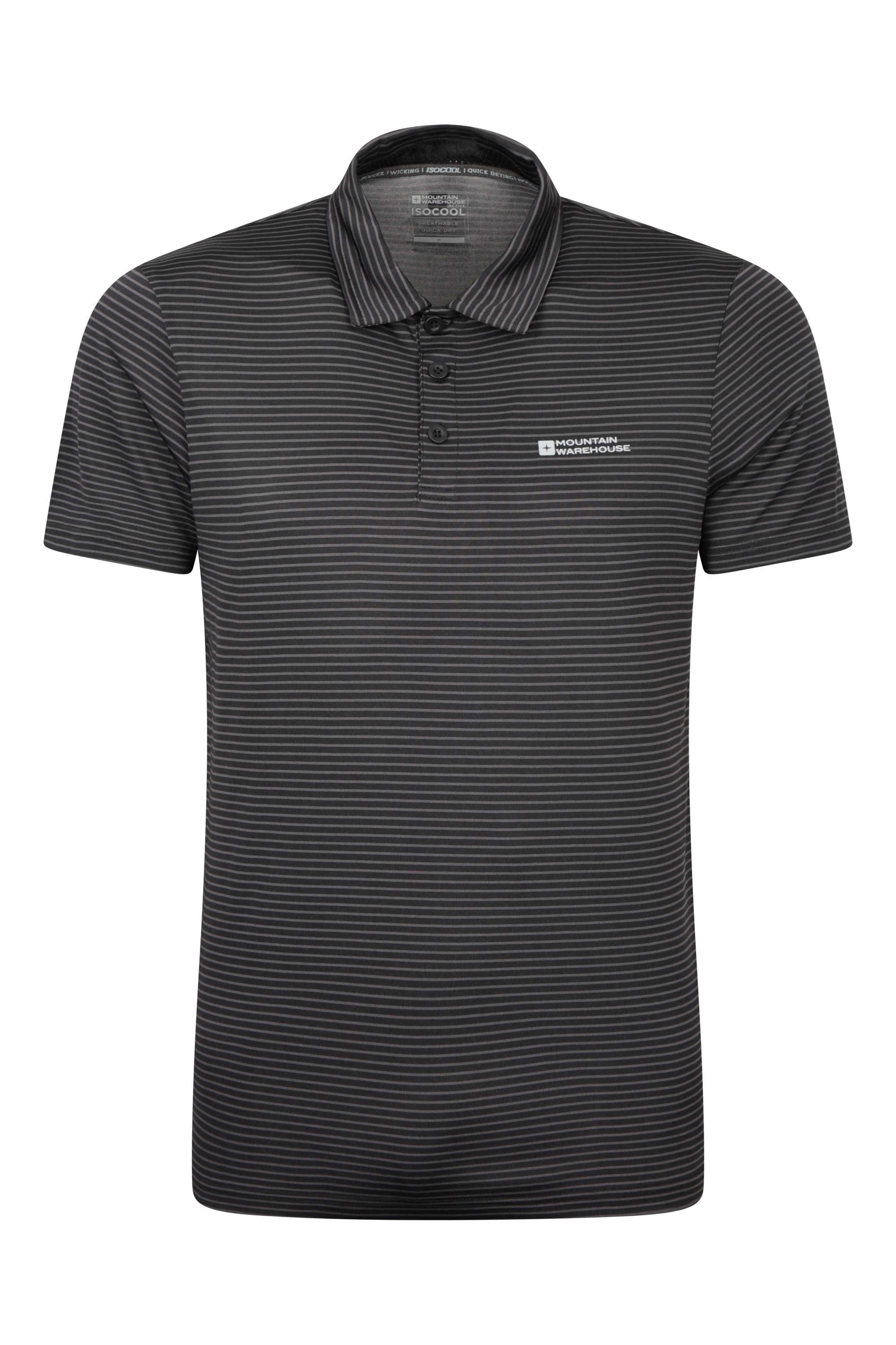 Fairway IsoCool Herren Polohemd - Schwarz