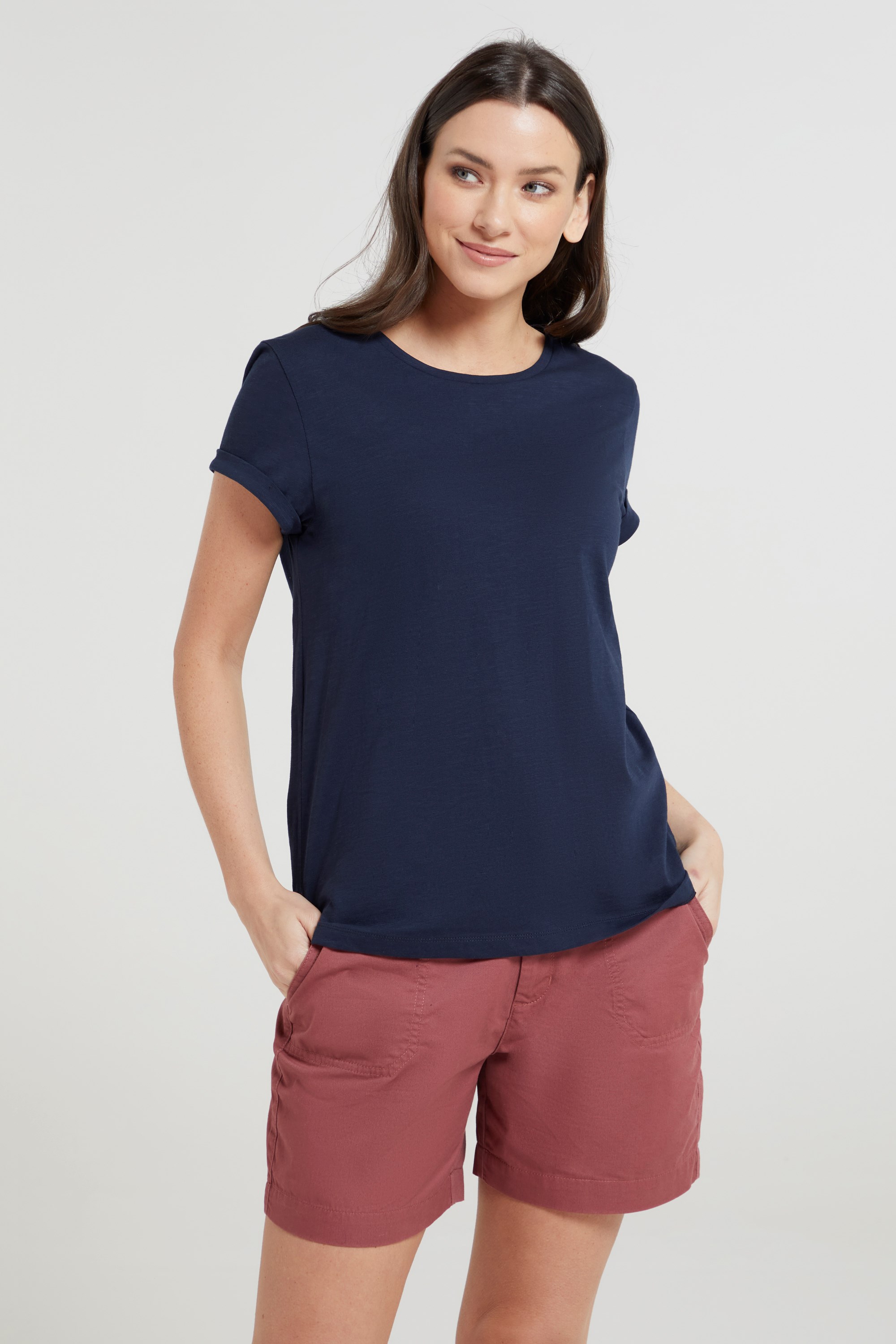 Bude T-Shirt für Damen - Marineblau