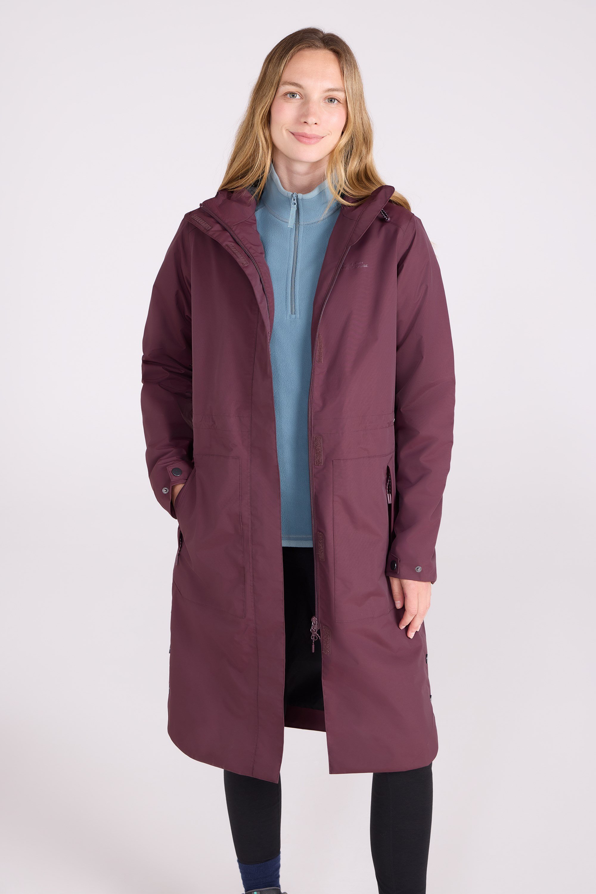 Hannah Wasserdichte Damen Regenjacke - Braun