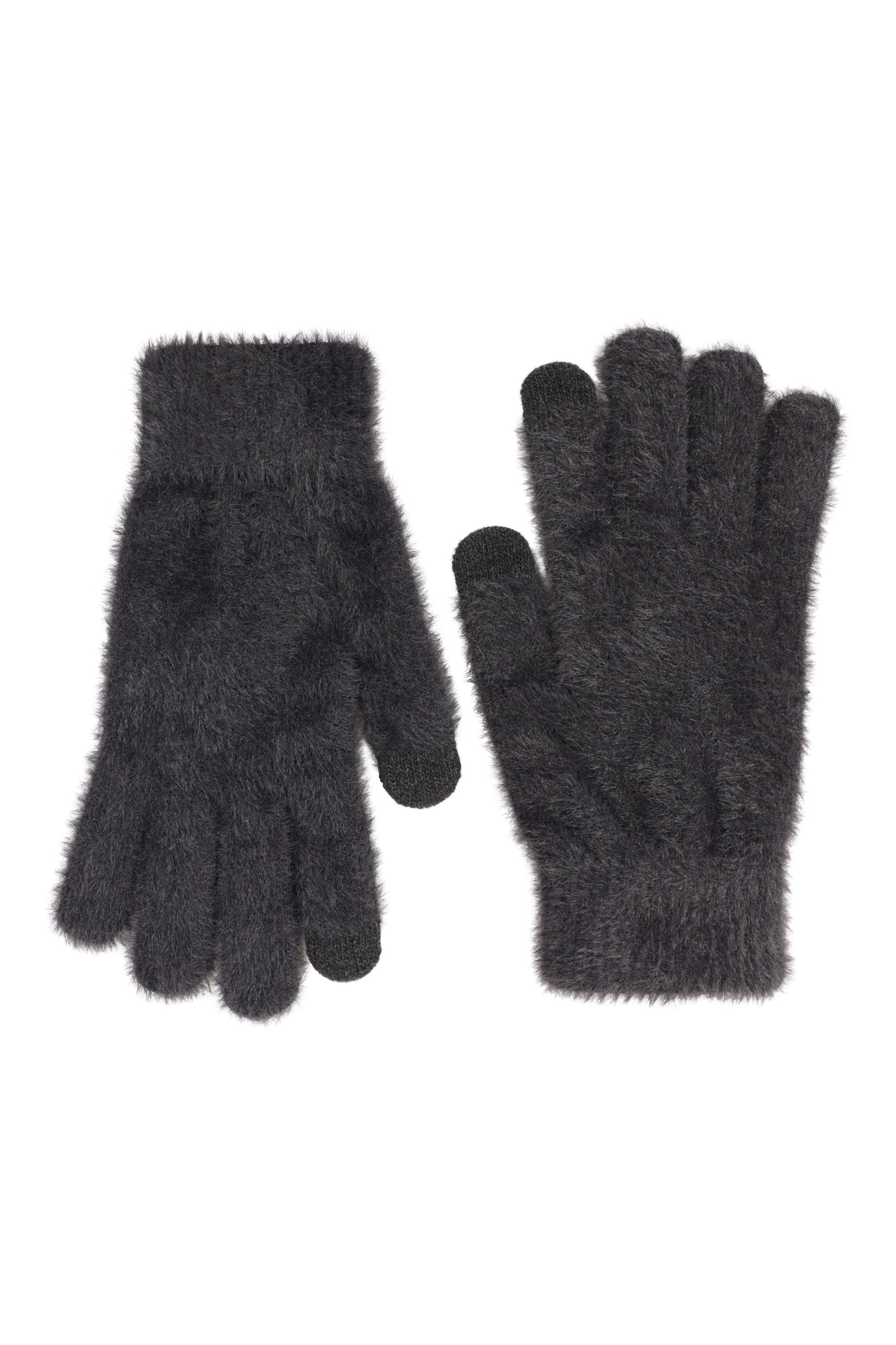 Weiche Touchscreen Damen-Handschuhe - Schwarz
