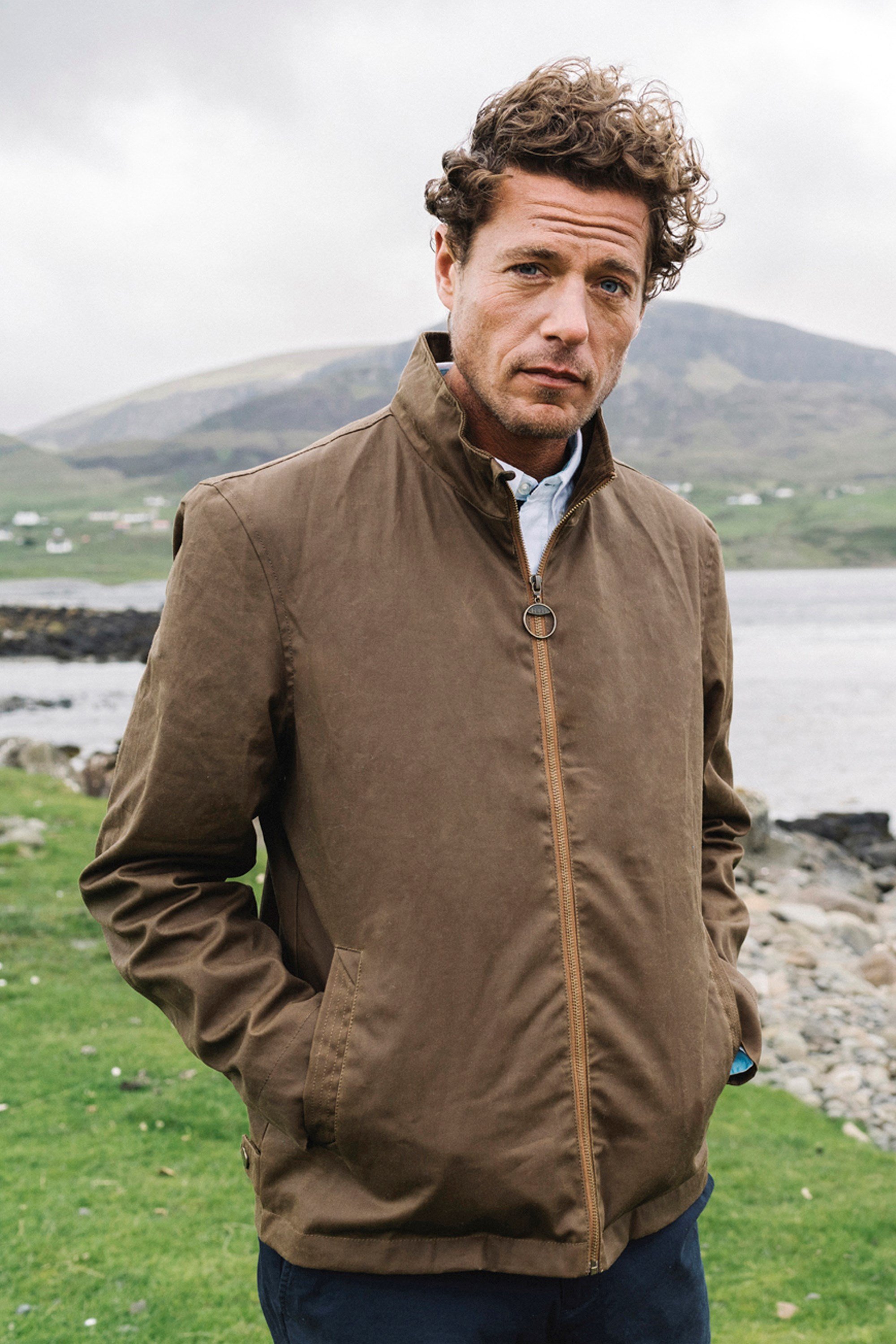 Porthleven Herren Wachsjacke -