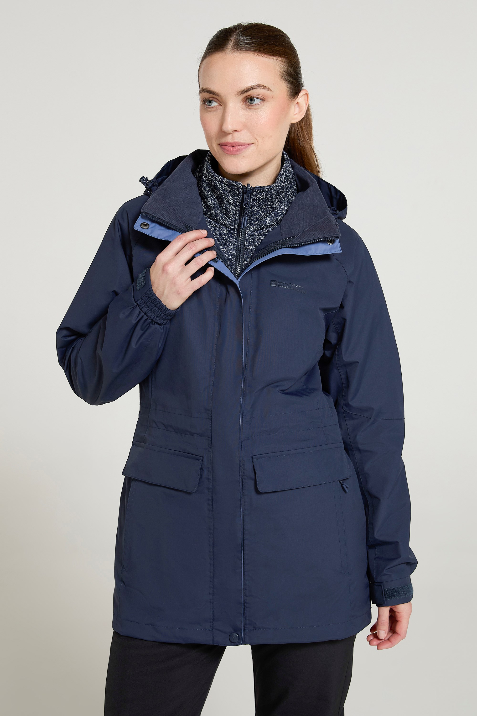 Glacial II 3-in-1 Damenjacke - Marineblau
