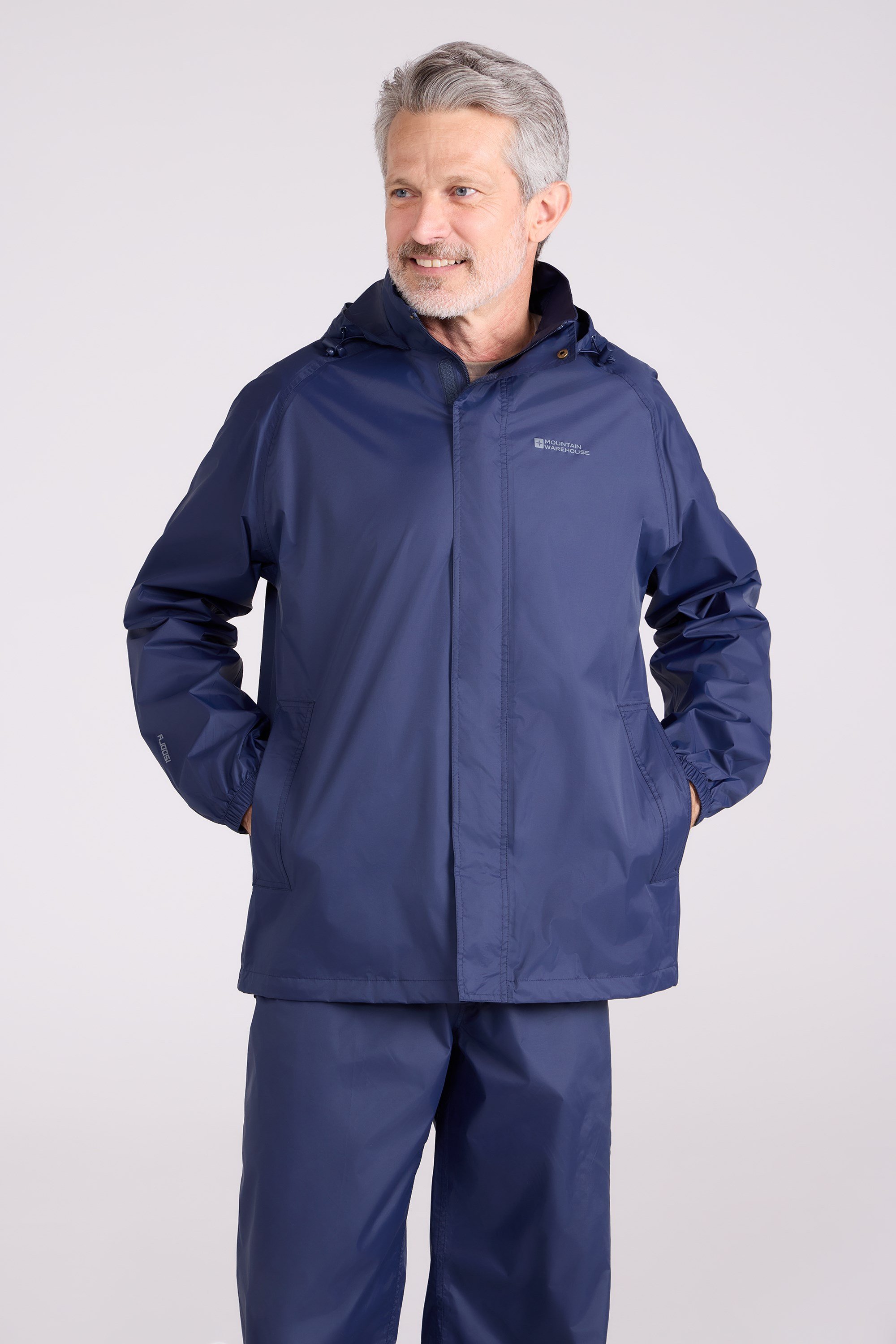 Pakka Wasserdichte Herren-Regenjacke - Marineblau