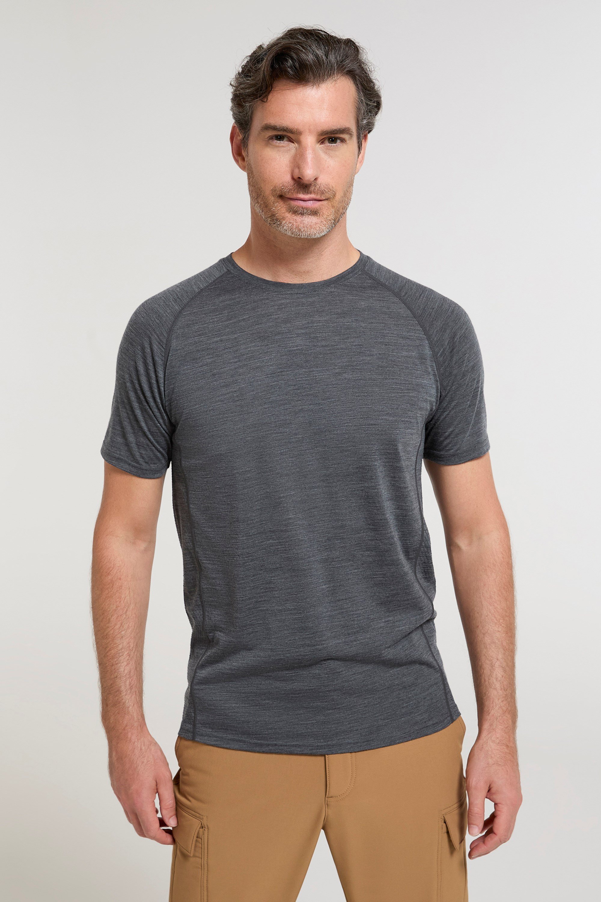 Summit Merino II Herren T-Shirt - Grau