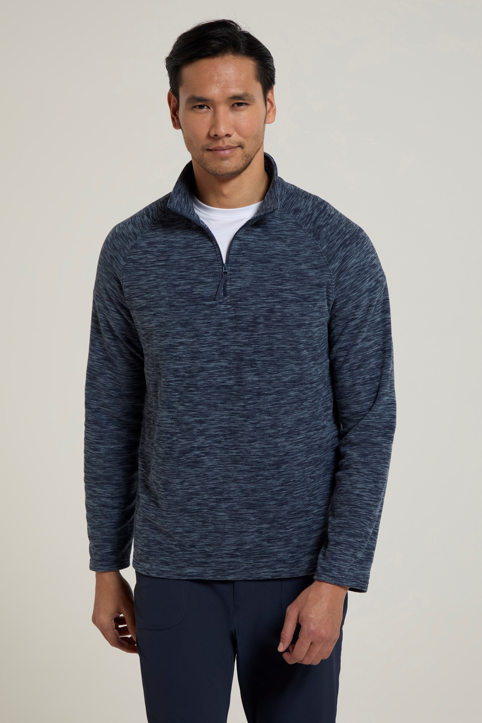 Snowdon II Herren-Mikrofleece - Marineblau