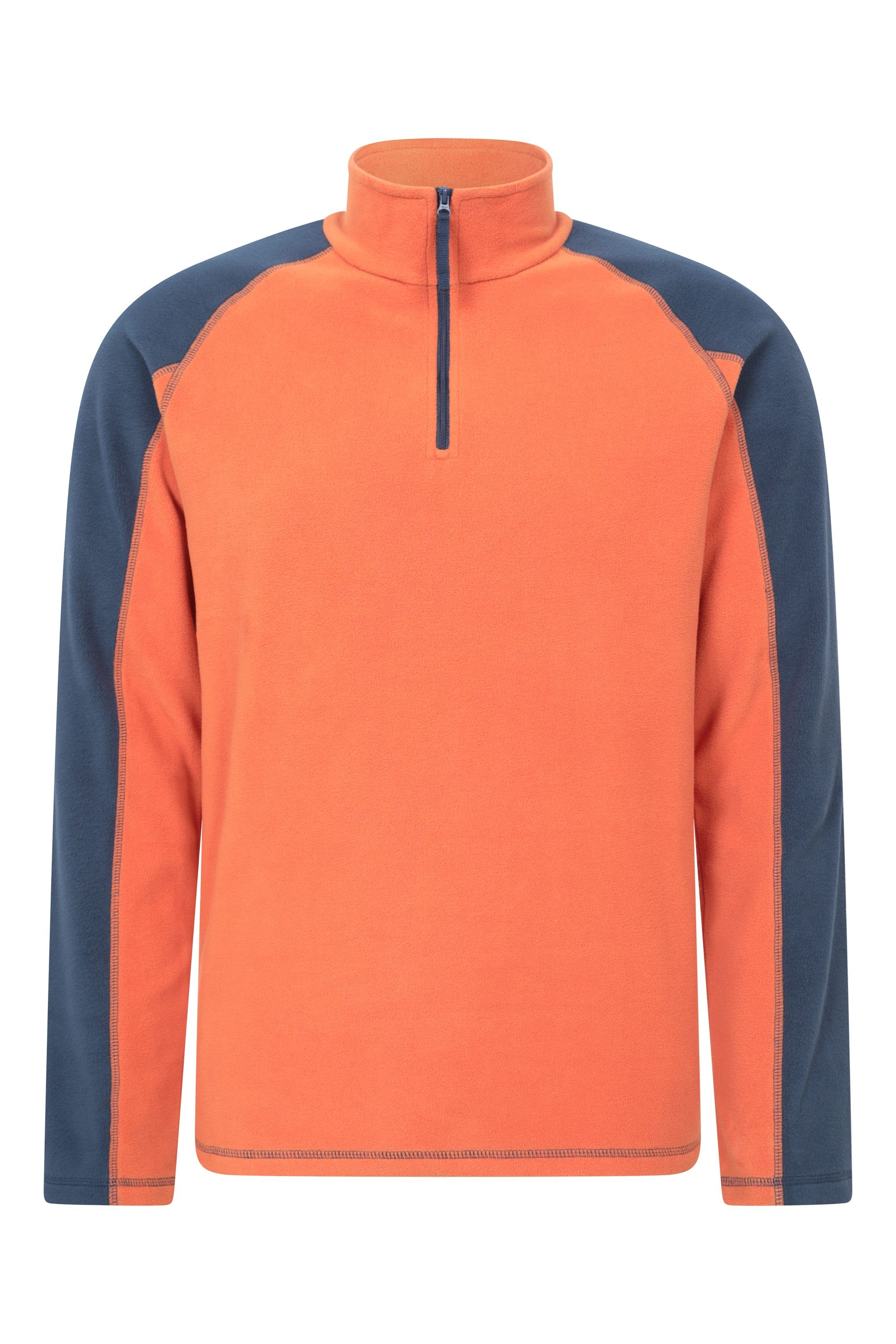 Ashbourne II Herren Fleece mit Reißverschluss - Orange