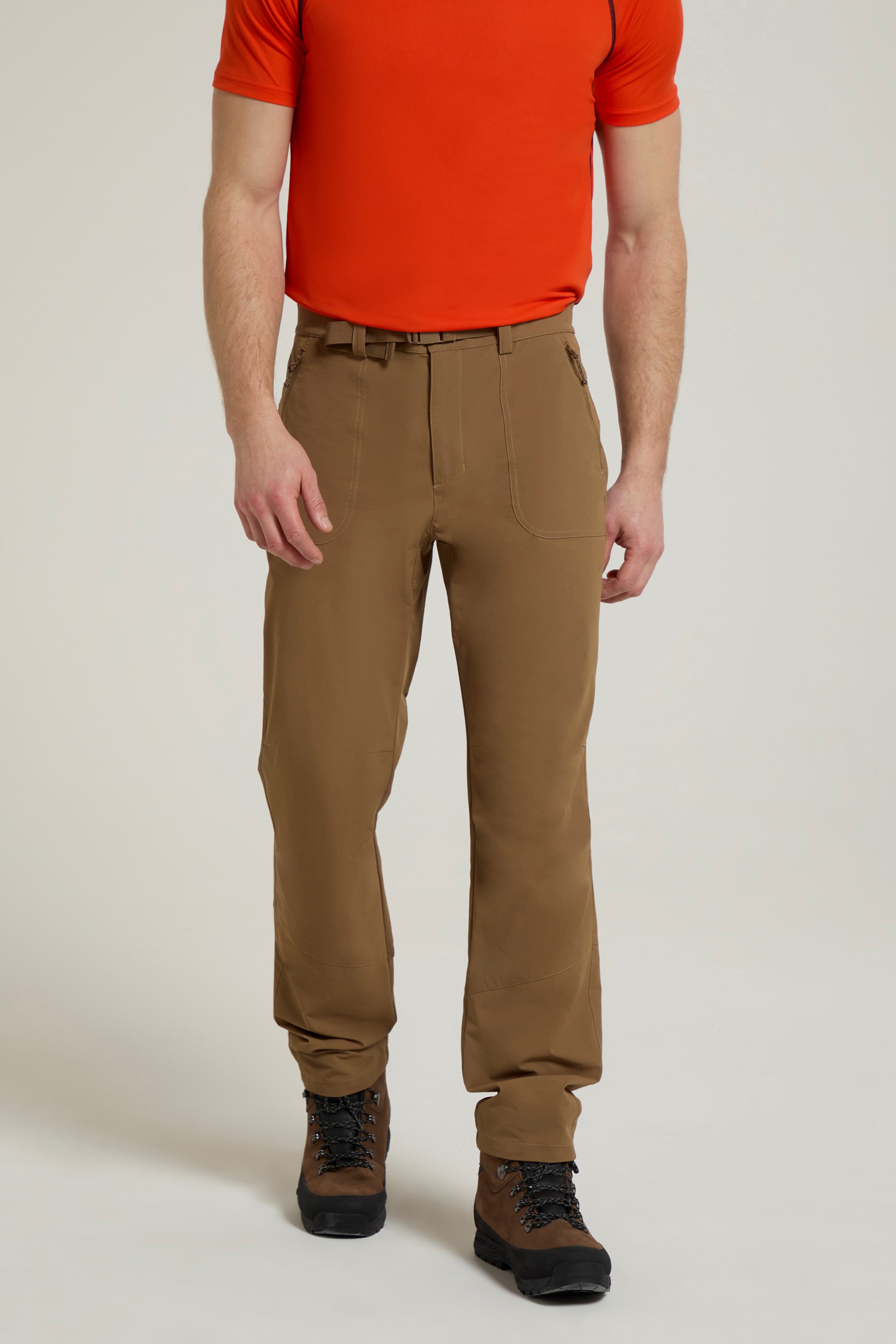 Grassland Herrenhose mit Gürtel - Beige