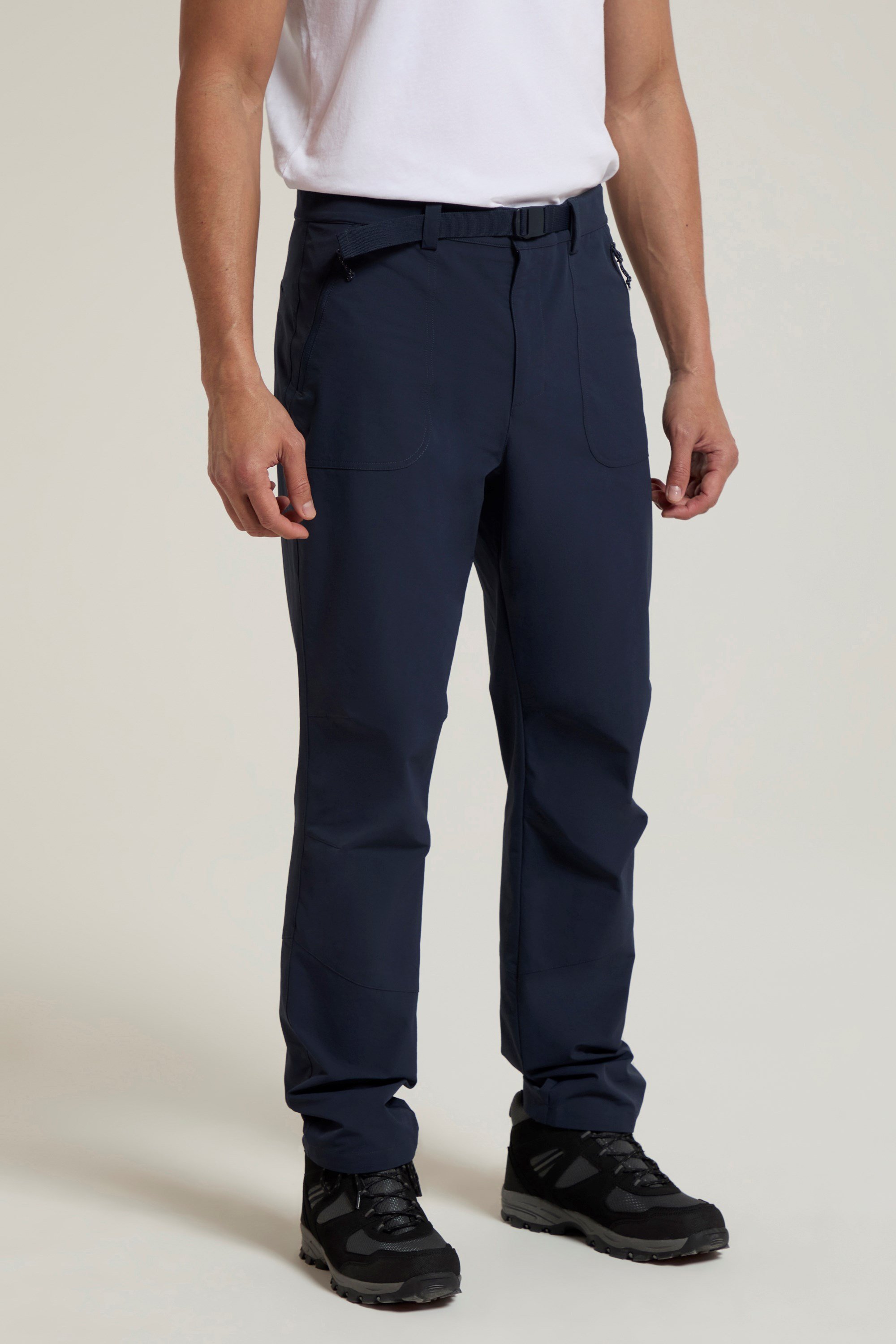 Grassland Herrenhose mit Gürtel - Marineblau