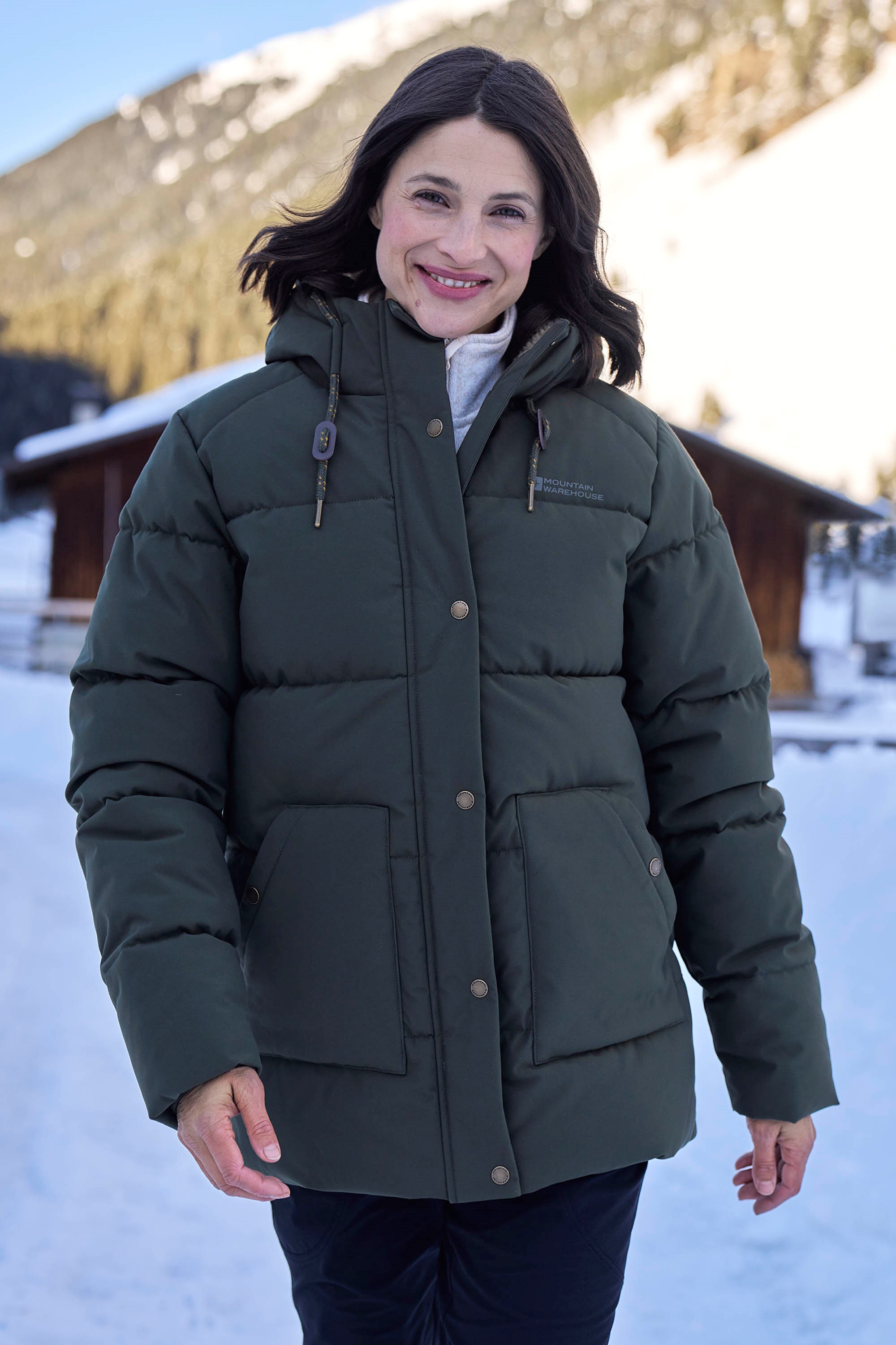 Manta Borggefütterte Damenjacke - Khaki