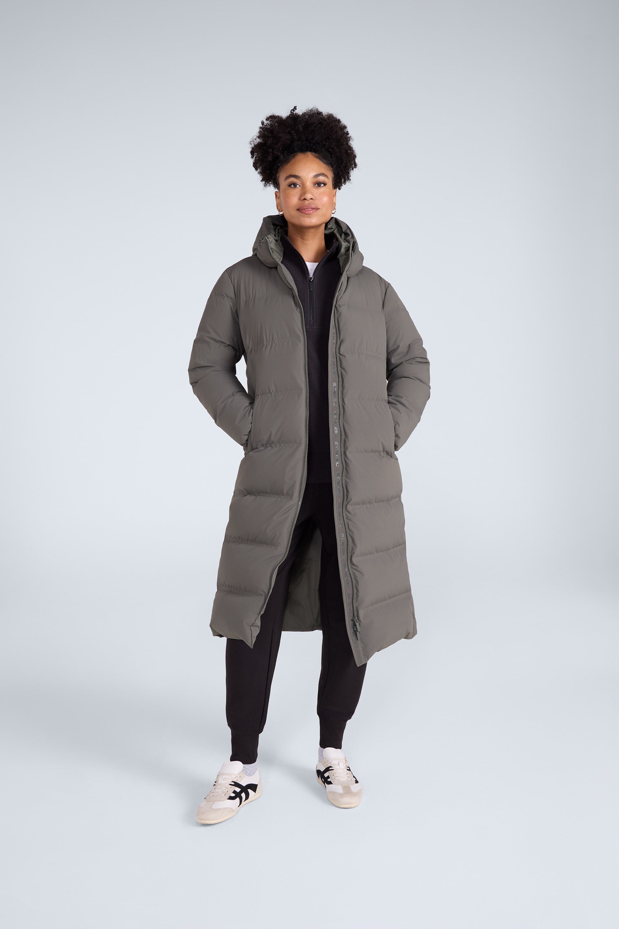 Cosi Cloud Daunenmantel für Damen - Khaki