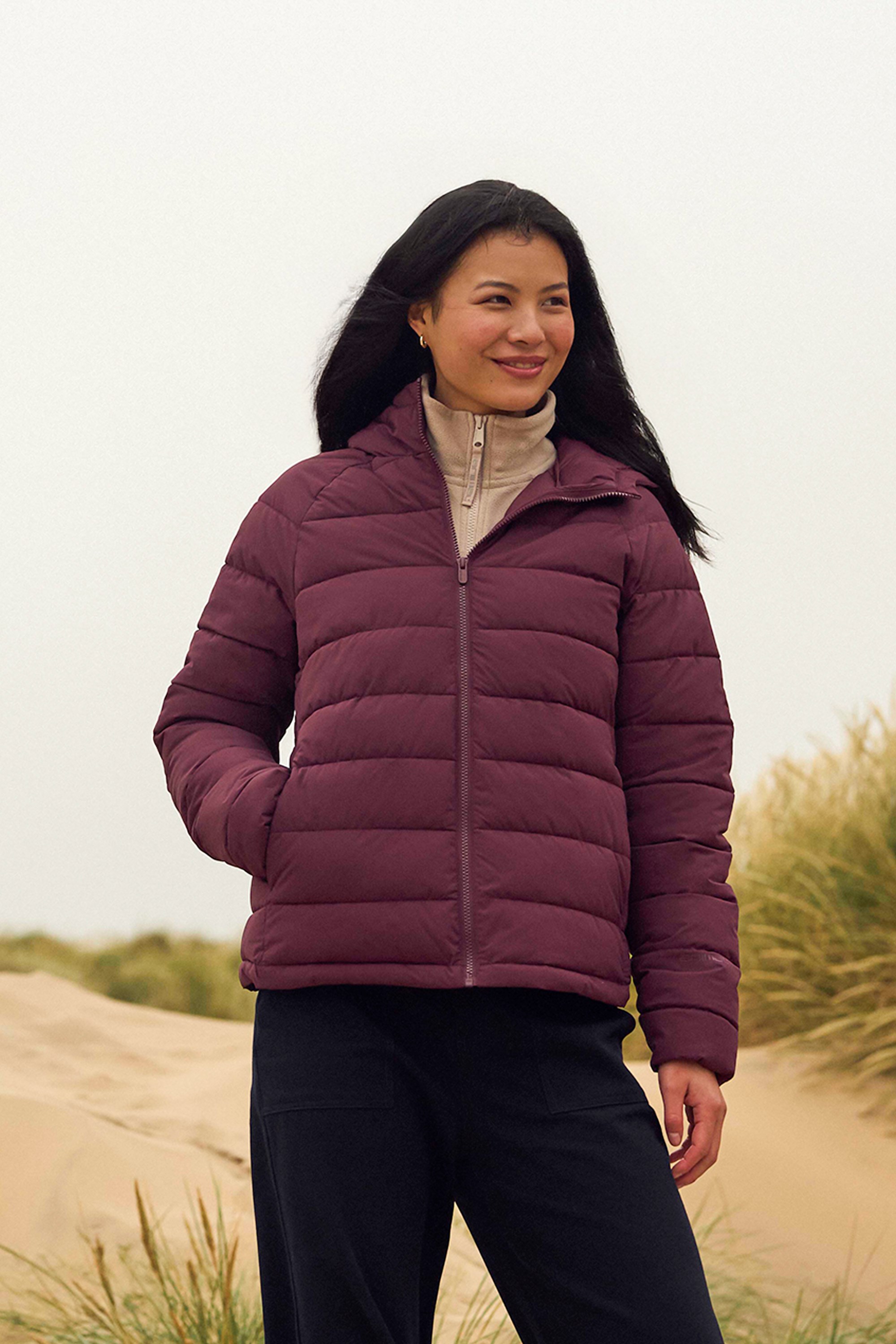 Light Cloud Cosi Wattierte Damenjacke - Burgunderrot