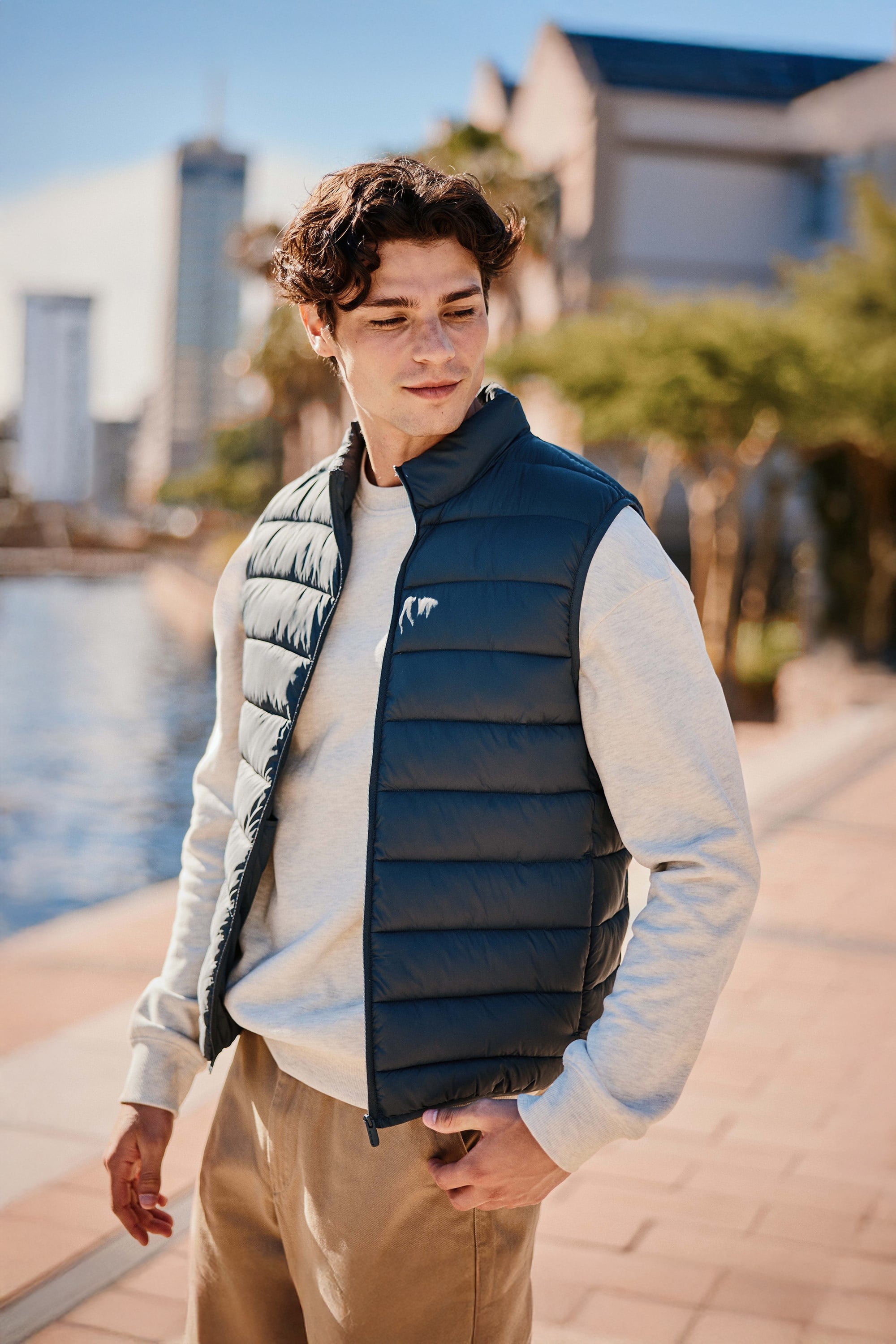 Cosi Leichte Herrenweste - Marineblau