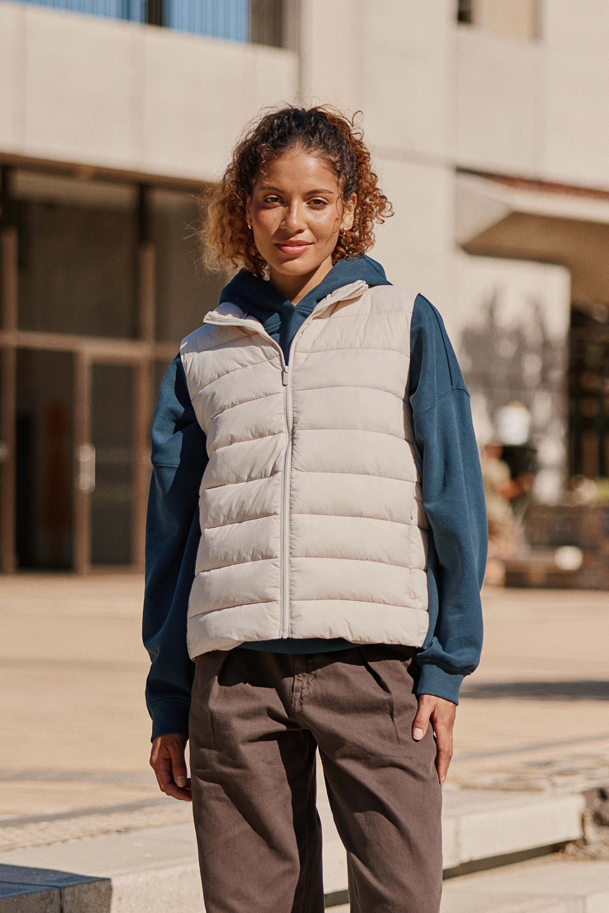 Cosi Leichte Damenweste - Beige