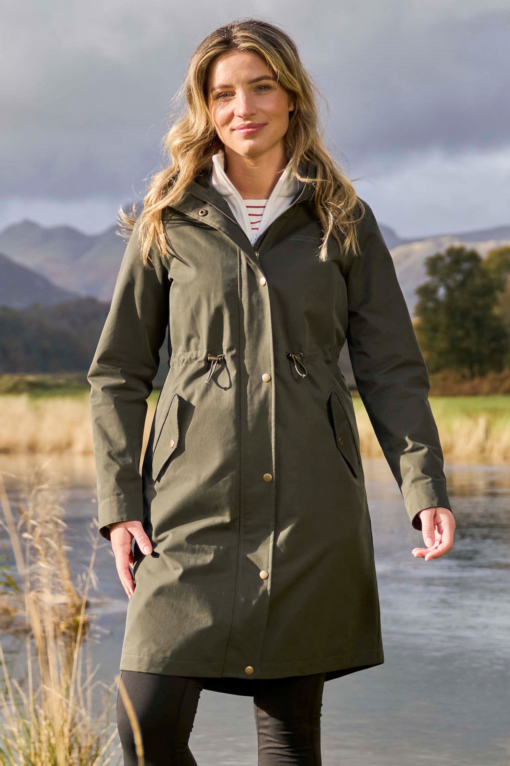Forest Wasserdichte Damenjacke - Khaki