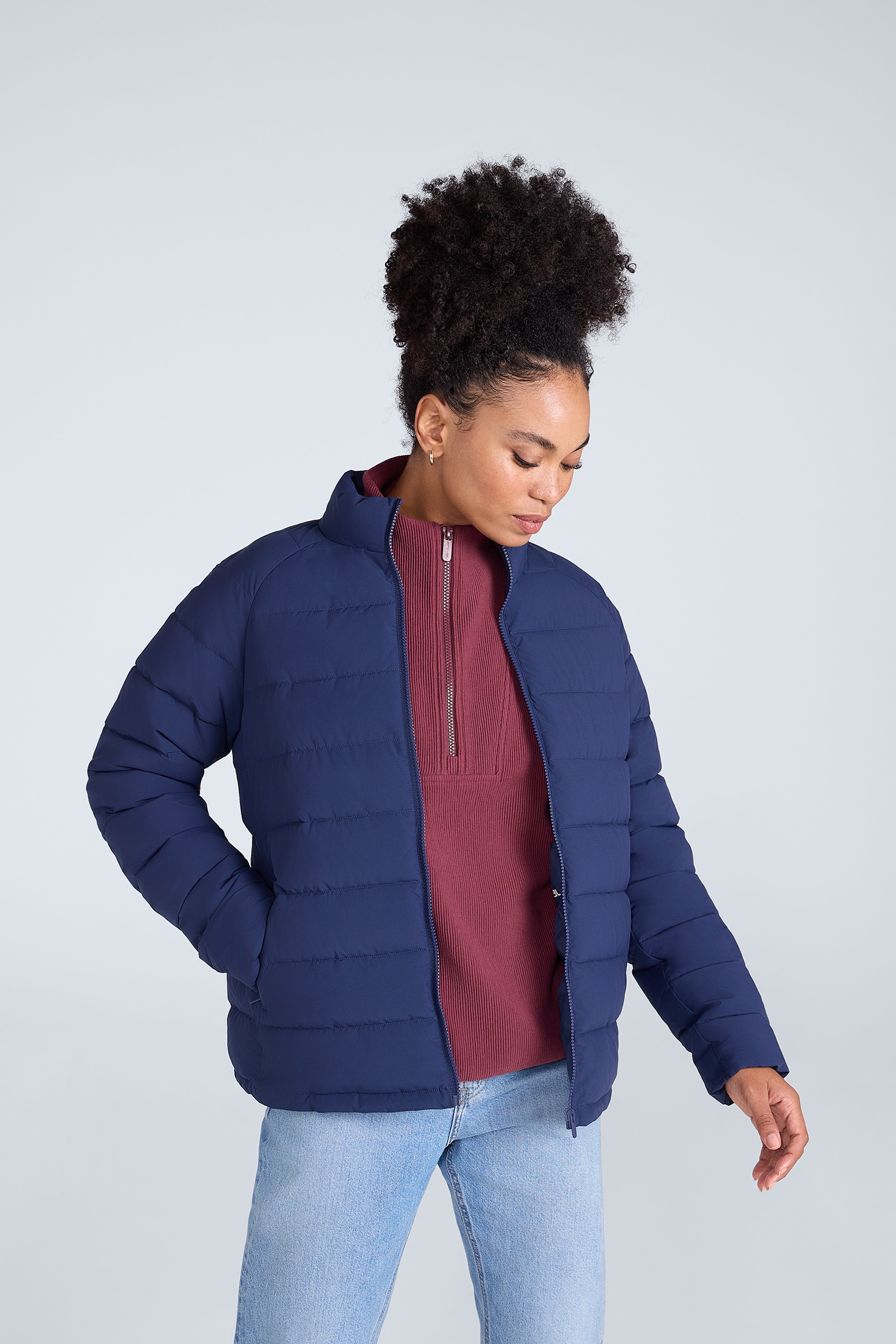 Light Cosi Damen Steppjacke - Marineblau