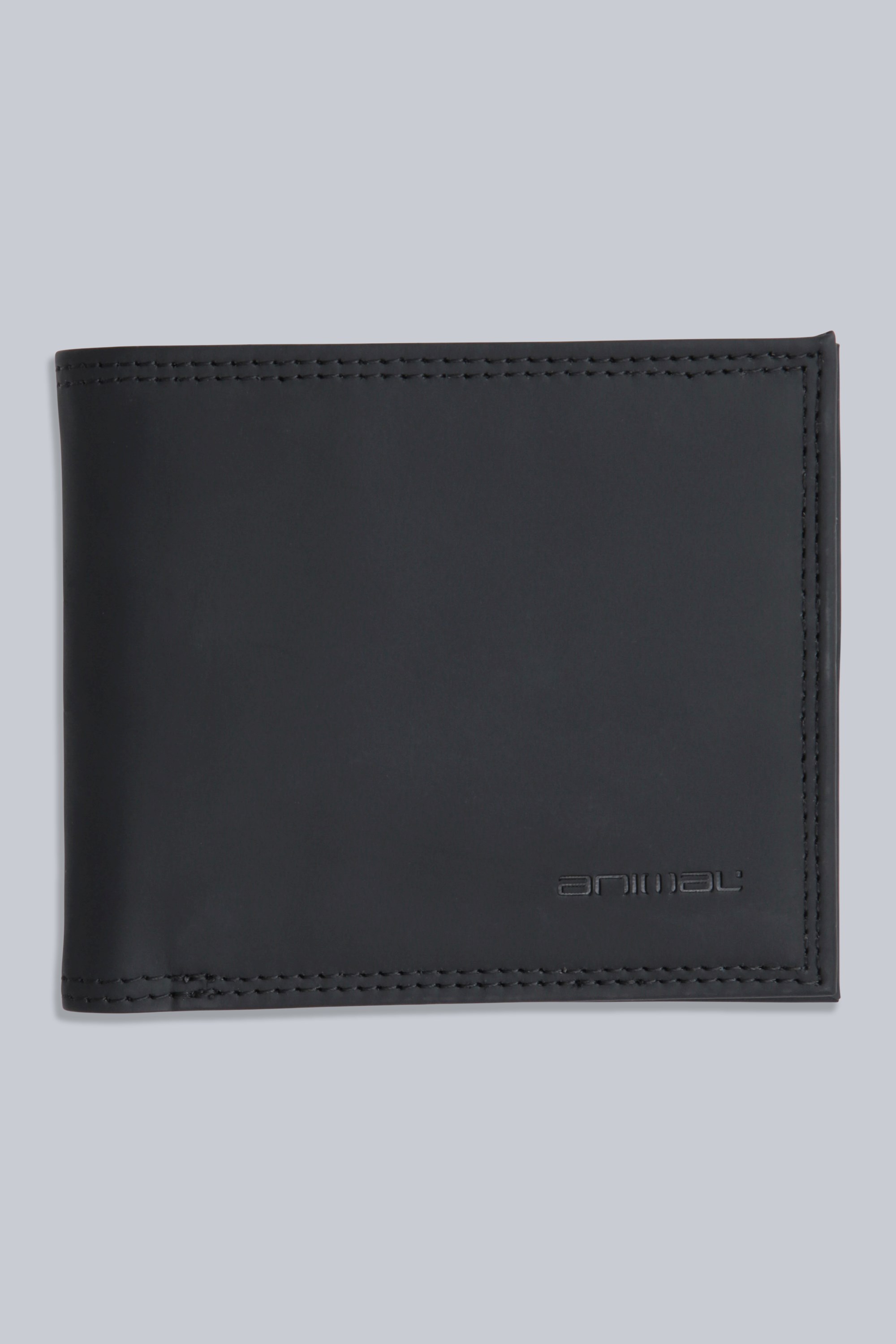 Klassische Geldbörse mit Münzfach - Schwarz