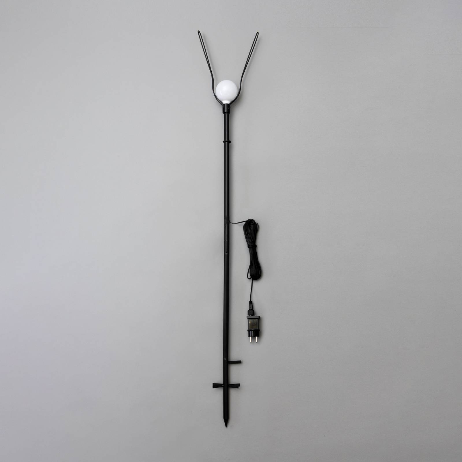 Sterntaler LED-Stern IP44 Ständer Ø 100 cm rot