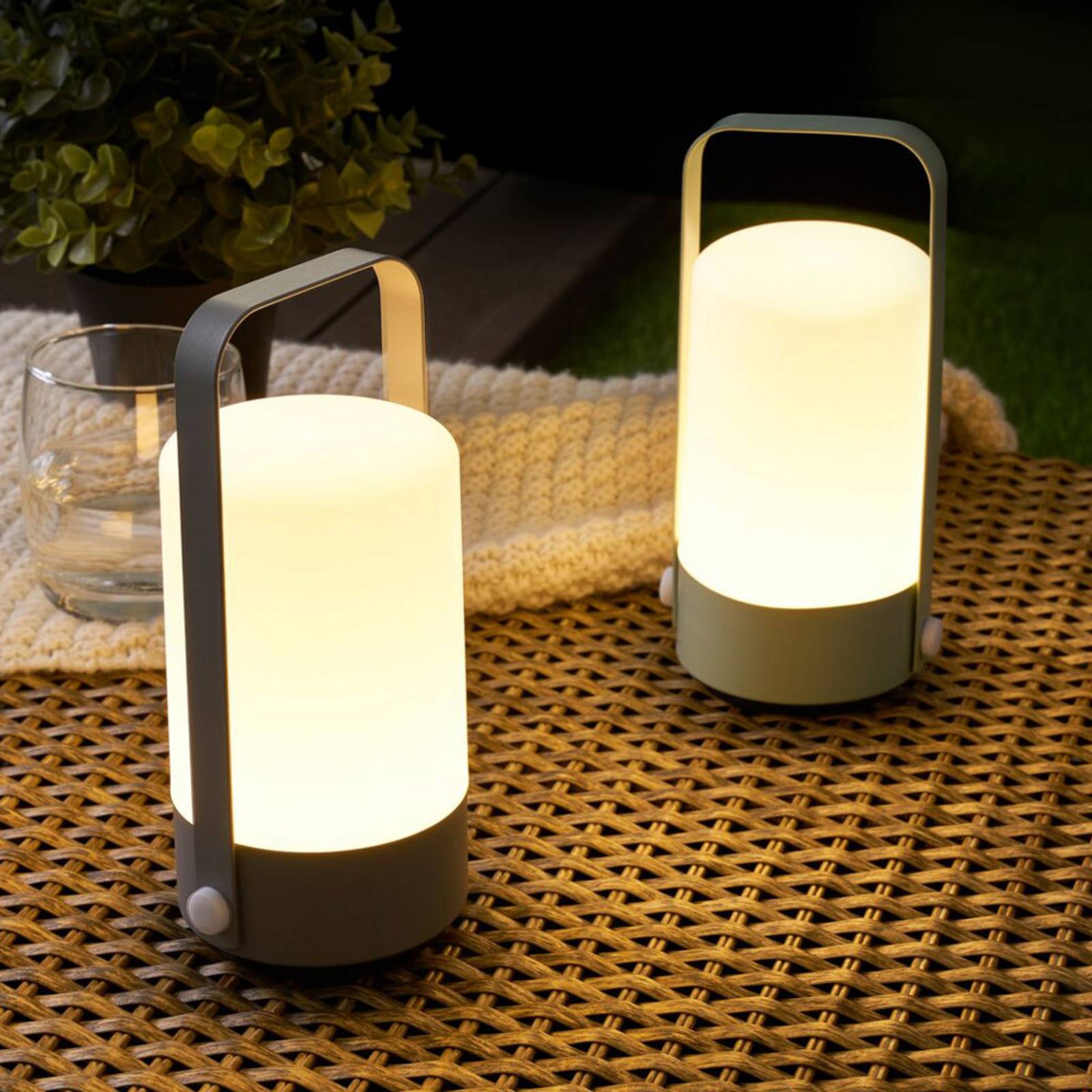 Pauleen Mobile Charm Laterne, IP44, Batterie, 2er