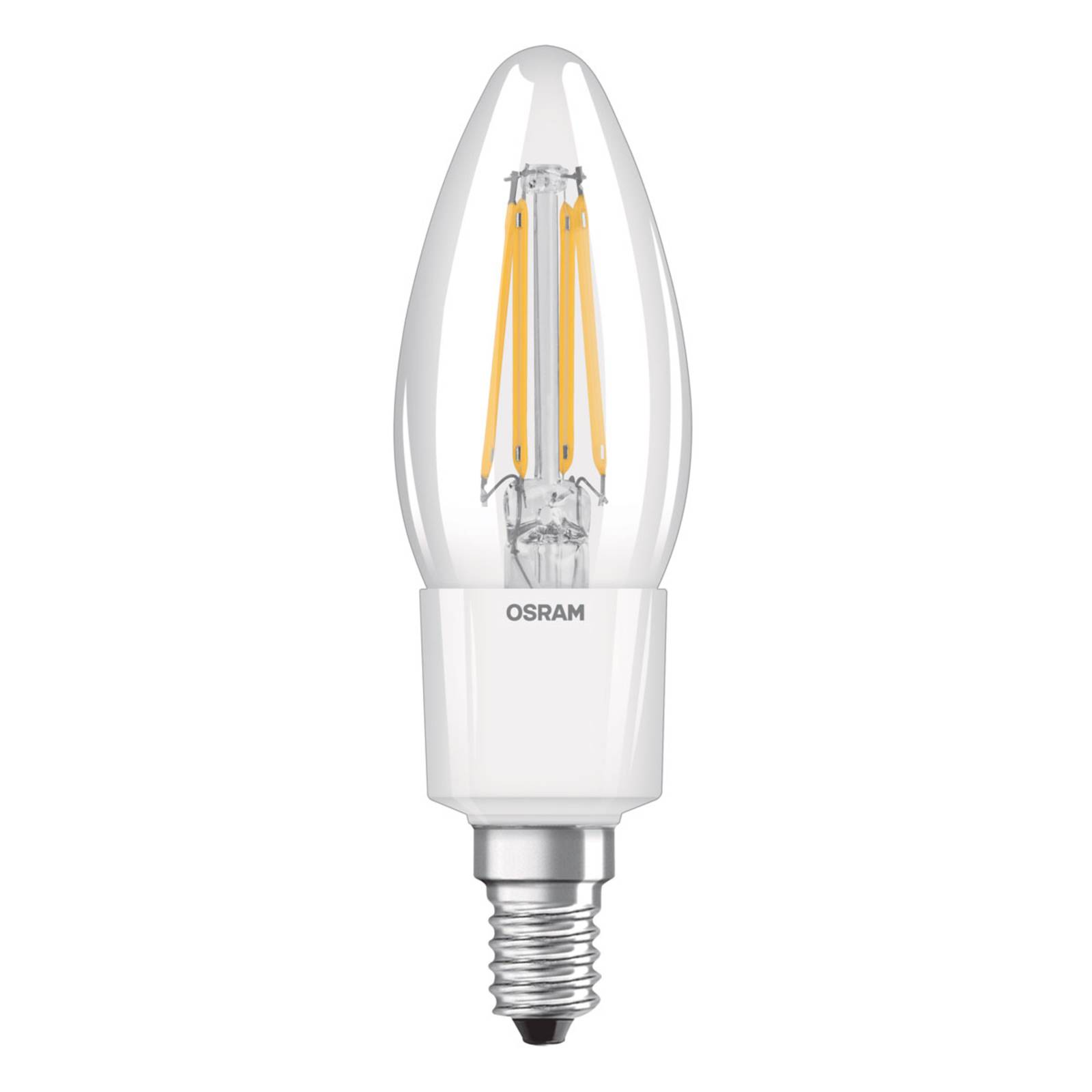 OSRAM LED-Leuchtmittel E14 5,9W Kerze 2.700K Filament
