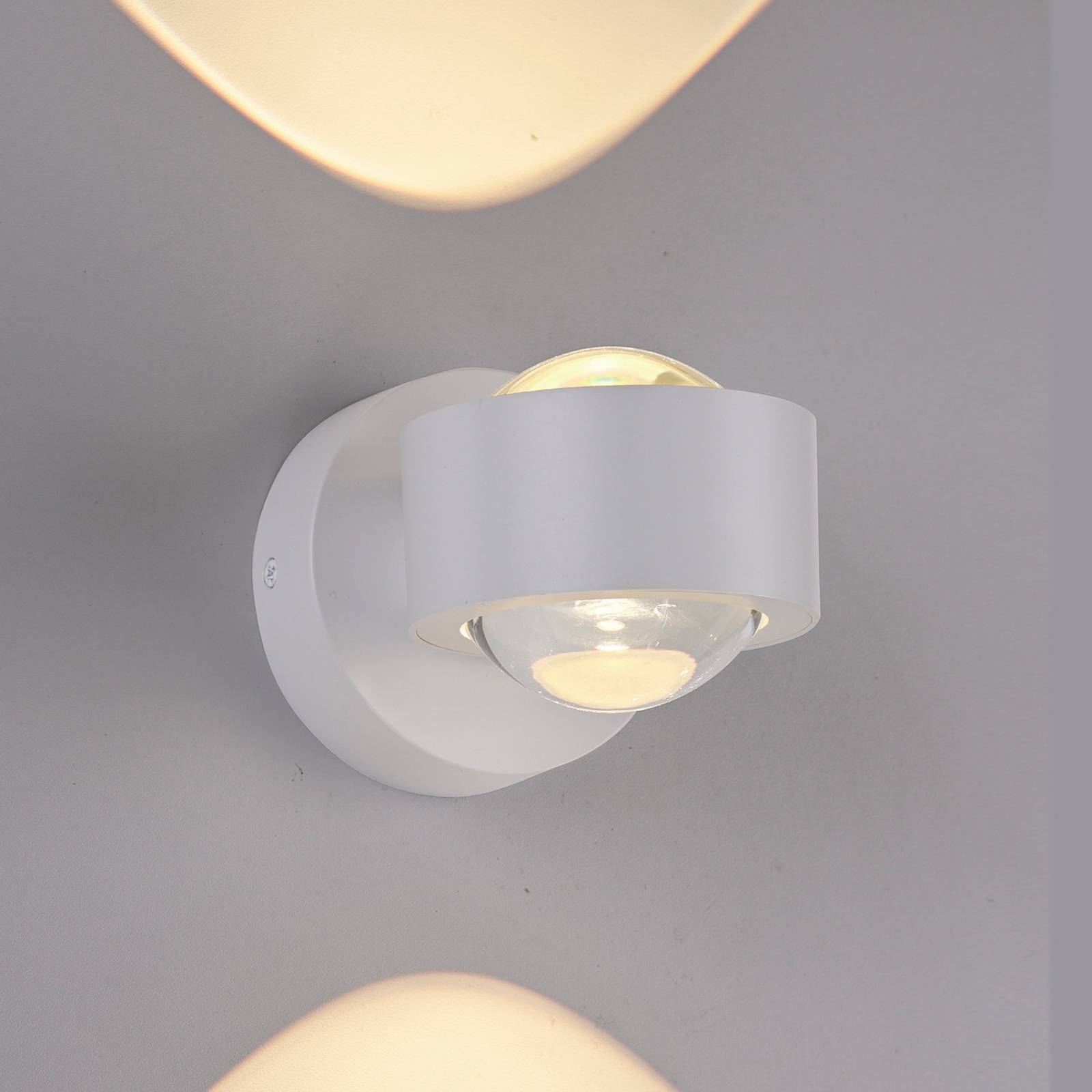 SCHÖNER WOHNEN LED-Wandleuchte Chia, weiß, 3.000 K, up/down