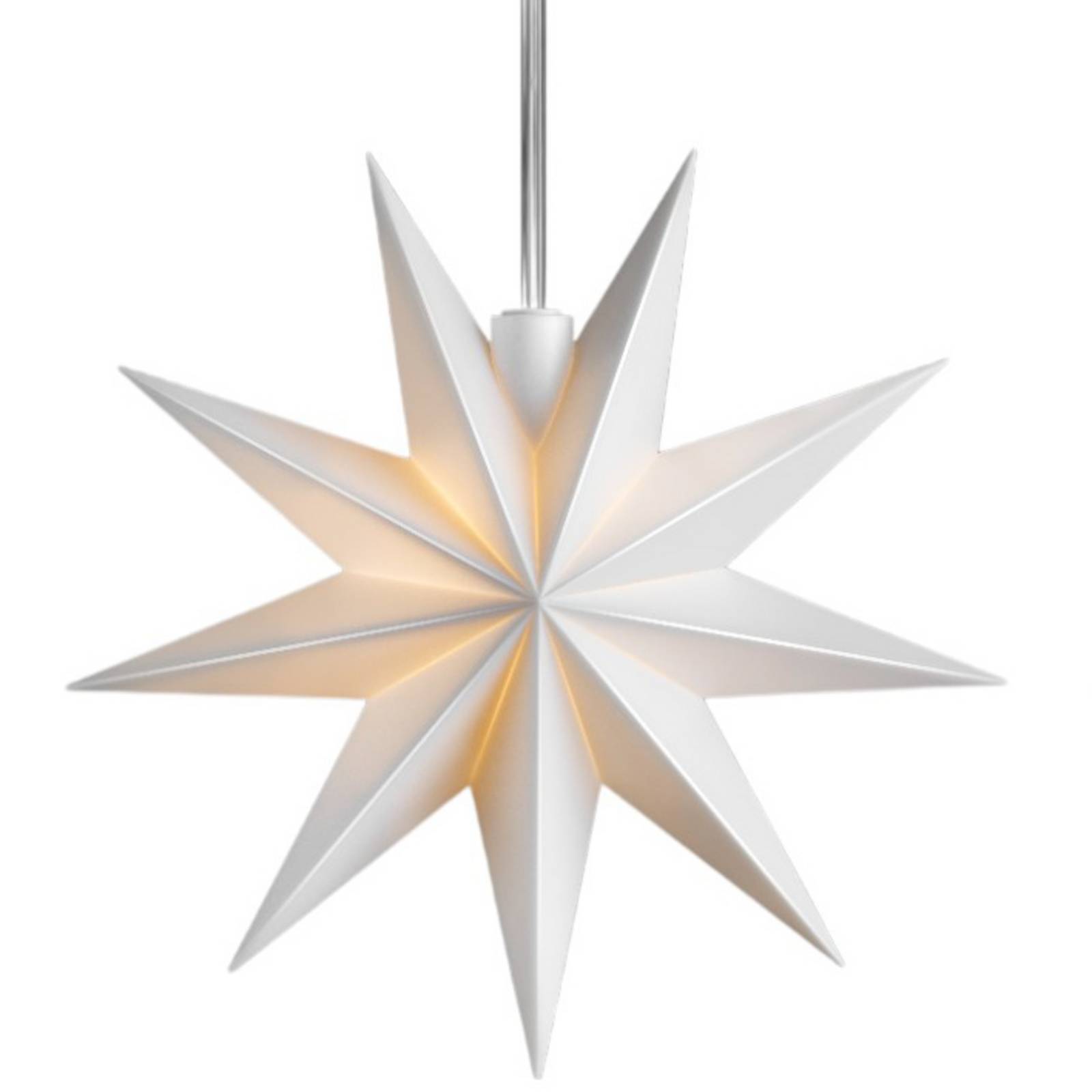STERNTALER Lichterkette Stern, weiß, Ø 11 cm 9-Zacker 3-flg.