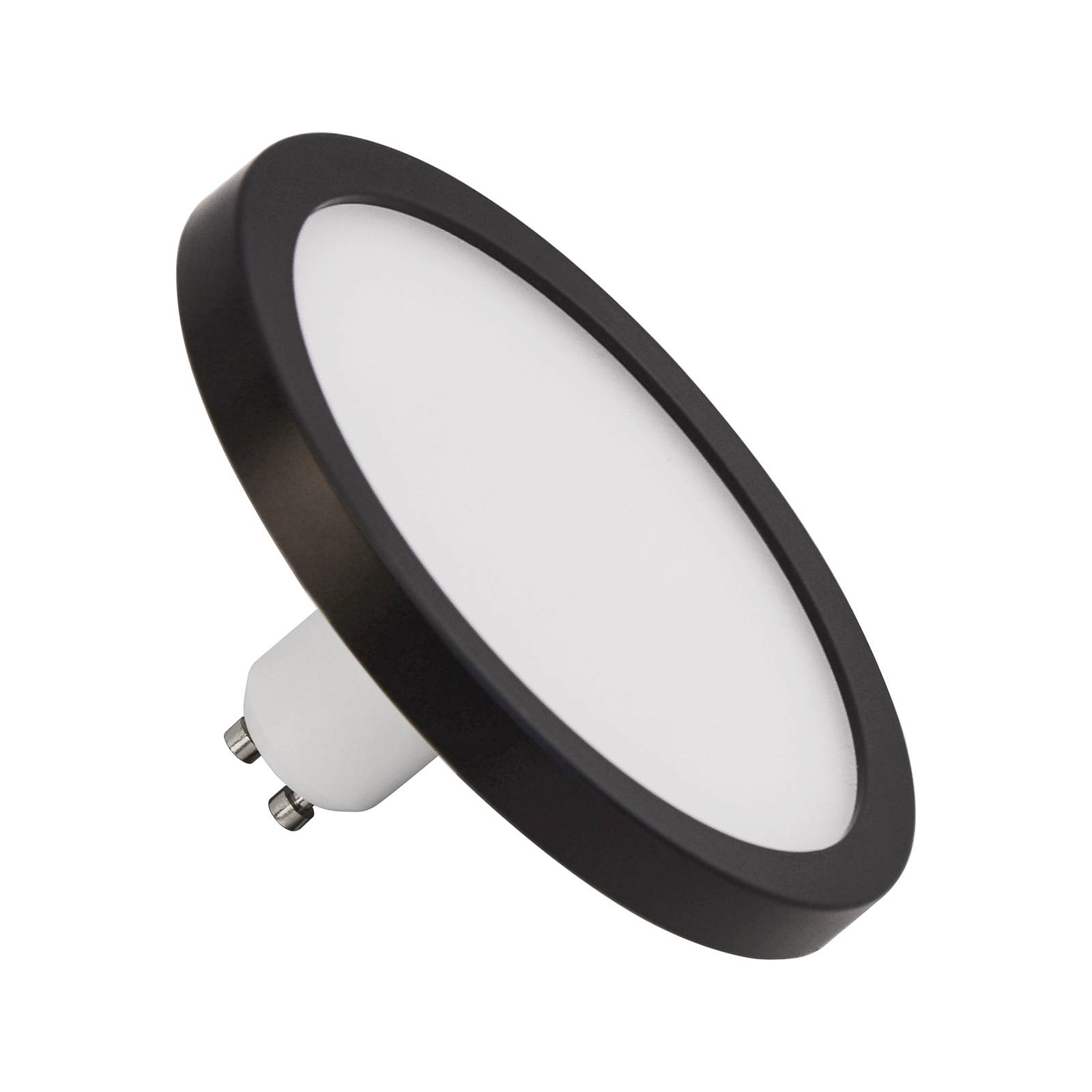 LED-Lampe GU10 9W CCT 2.700/4.000K Ø14,5cm schwarz