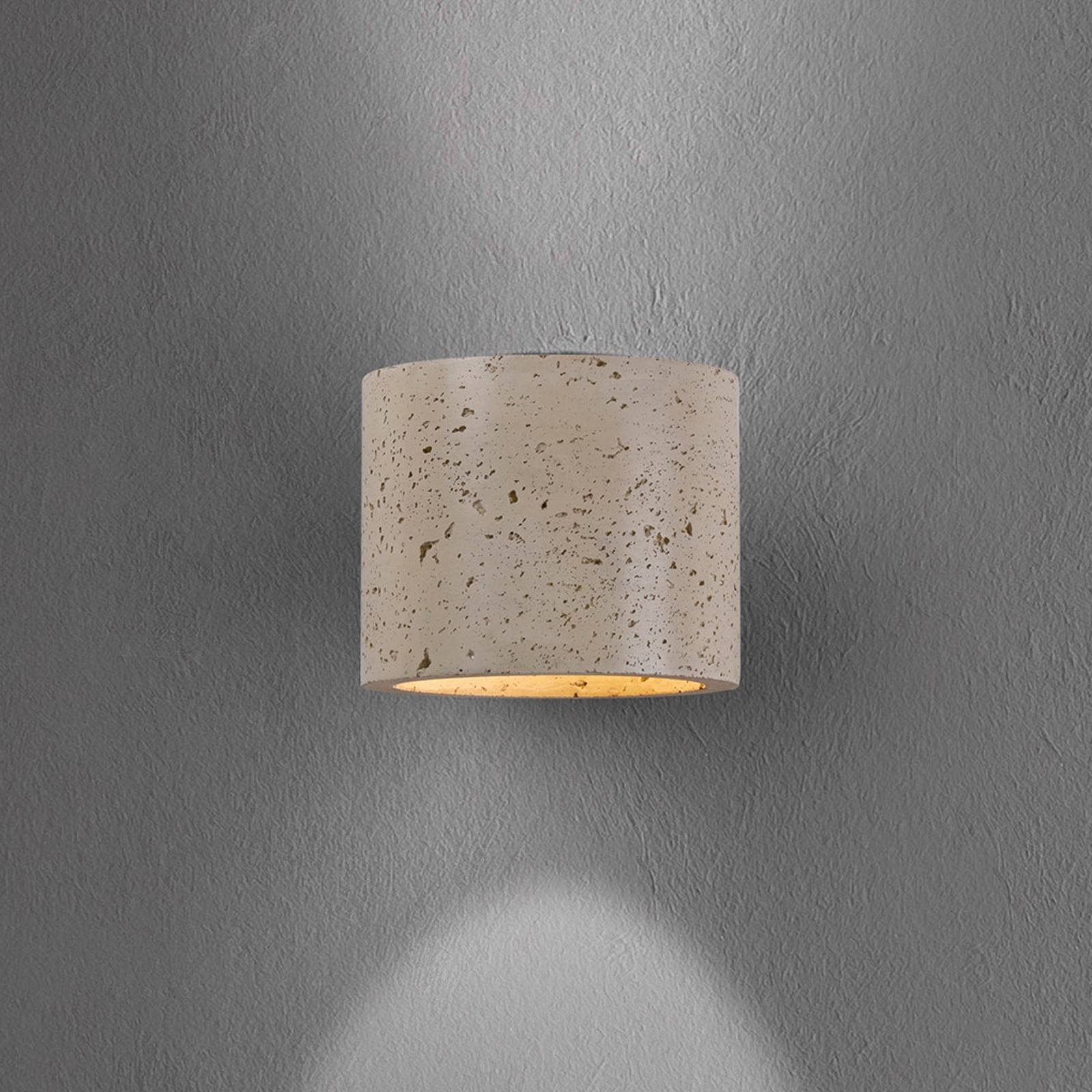 SCHÖNER WOHNEN Wandleuchte Traventa, beige, up/down, G9