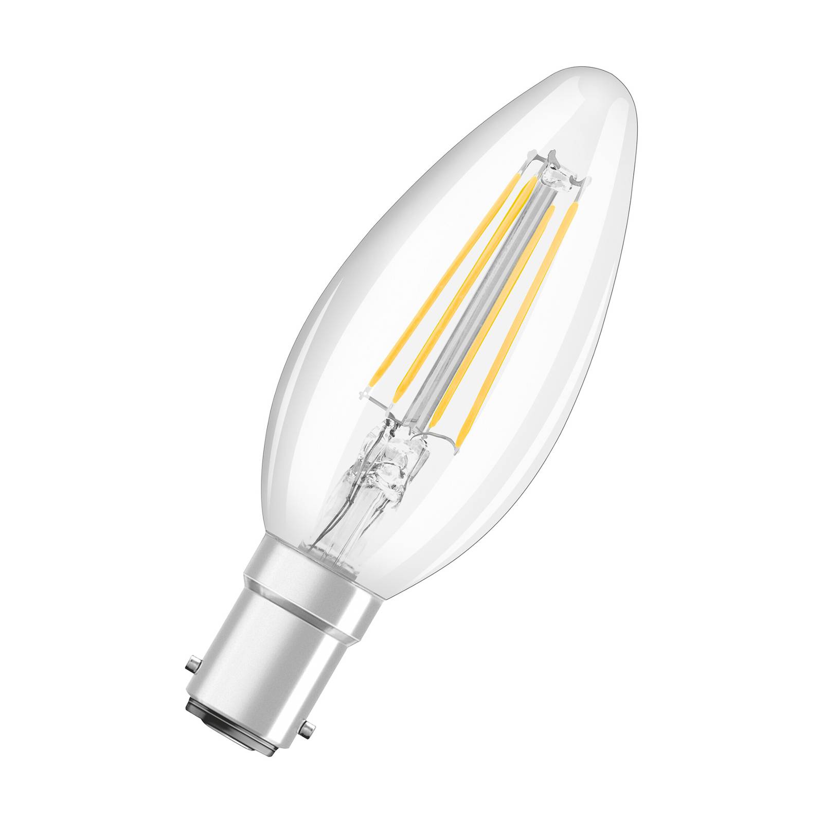 OSRAM Classic LED-Kerze B15d 4W 2.700K Filament