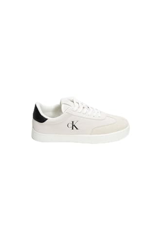 Calvin Klein CLASSIC CUPSOLE MG SU Sportschuhe Herren, Bright White/Black, 43 EU Narrow