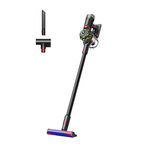 Dyson V8 Cyclone kabelloser Staubsauger, 150 AW, 60 Minuten Laufzeit, Motorbar-Bürste mit Anti-Verhedderungs-Technologie, Kombi-Zubehör