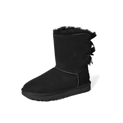 UGG Damen BAILEY BOW II Classic Boot, Black, 37 EU