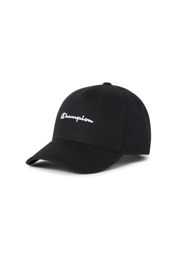 Champion Unisex Lifestyle Caps-802410 Baseballkappe, Schwarz, Einheitsgröße