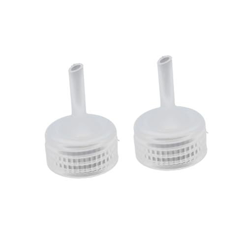 CIYODO 50 Stück Kunststoff Inkubator für Garneleneier mit Schraubverschluss Praktisch Langlebig Leicht zu Reinigen Geeignet für Aquarien und Fischbecken Kompatibel mit Getränkeflaschen