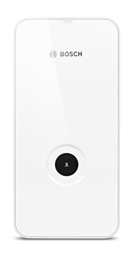 Bosch elektronisch geregelter Durchlauferhitzer Tronic Line 21/24/27 kW - umschaltbar, druckfest, stufenlose Temperaturwahl, moderne Glas-Optik, weiß [Energieklasse A]