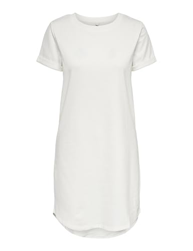 JDY Damen JDYIVY Life S/S Dress JRS NOOS Kleid, Cloud Dancer, S