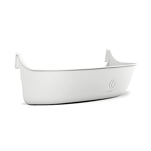 Tripp Trapp Storage, White – Flexibler + intelligenter Behälter – Für Tripp Trapp Stühle nach 2003 – Multifunktional, schadstofffrei + einfach in der Handhabung – Spülmaschinengeeignet & BPA-frei