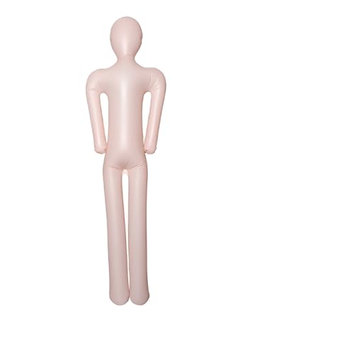 OIXYEY 1 Stück Gummipuppe, Aufblasbarer Mann, Leichen Halloween Requisite, Inflatable Aufblasbare Schaufensterpuppe In Voller Größe, Für Halloween Verkleiden Und Zur Kostümpräsentation (150 * 40Cm)