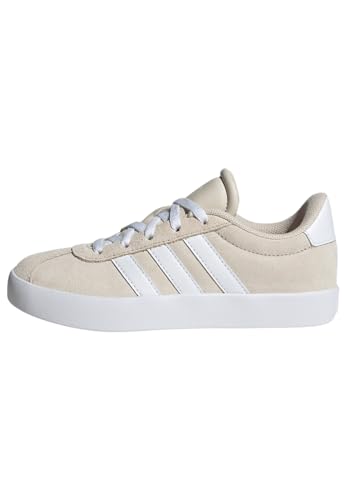 adidas Unisex Kinder VL COURT 3.0 SHOES, Aluminium / Cloud White / Aluminium, 40 EU