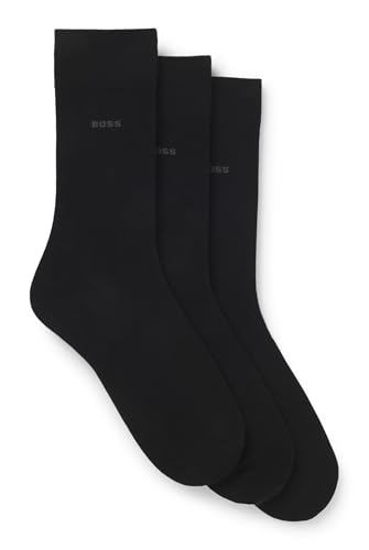 BOSS Herren 3p Rs Uni Sp Cc Socken, New - Black1, 43-46 EU