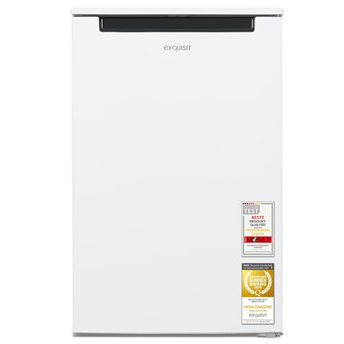 Exquisit Gefrierschrank, 4-Sterne-Gefrieren, Energieklasse C, 87 Liter, Gefrierschrank klein, kompakt, Tiefkühlschrank, 55 cm breit, GS581-040C weiss