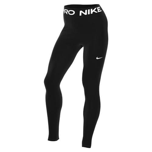 Nike Damen W Np 365 Tight Leggings, Black/White, L EU