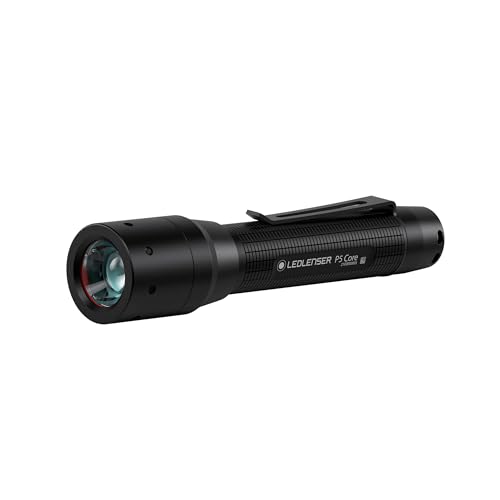 Ledlenser P5 Core | 2021 | kompakte Taschenlampe LED | 150 Lumen | Fokussierbar | 1x AA batteriebetrieben oder Akku| 90m Leuchtweite | inkl. Batterien
