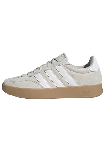 adidas Herren BARREDA Shoes, Grey one/FTWR White/Gum 3, 43 1/3 EU