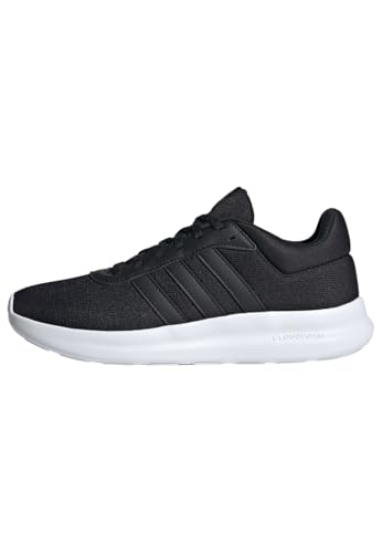 Adidas Damen LITE Racer 4.0 Shoes, Core Black/Core Black/Iron Metallic, 40 2/3 EU