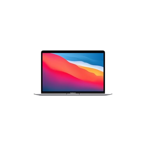 2020 Apple MacBook Air mit Apple M1 Chip (13-zoll, 8GB RAM, 256GB SSD Kapazität) (QWERTY Englisch) Silber (Generalüberholt)